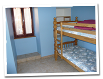 Chambre n°2 avec lits superposés
